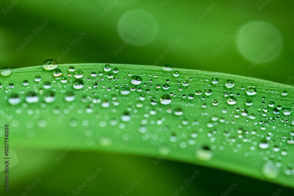 Water drops on the green grass. Nature dew growth concept. Macro of water drops on green grass. Macro of water drops on green lifestyle grass. Water drops on the green grass. Nature dew growth concept. Macro of water drops on green grass. Macro of water drops on green lifestyle grass.