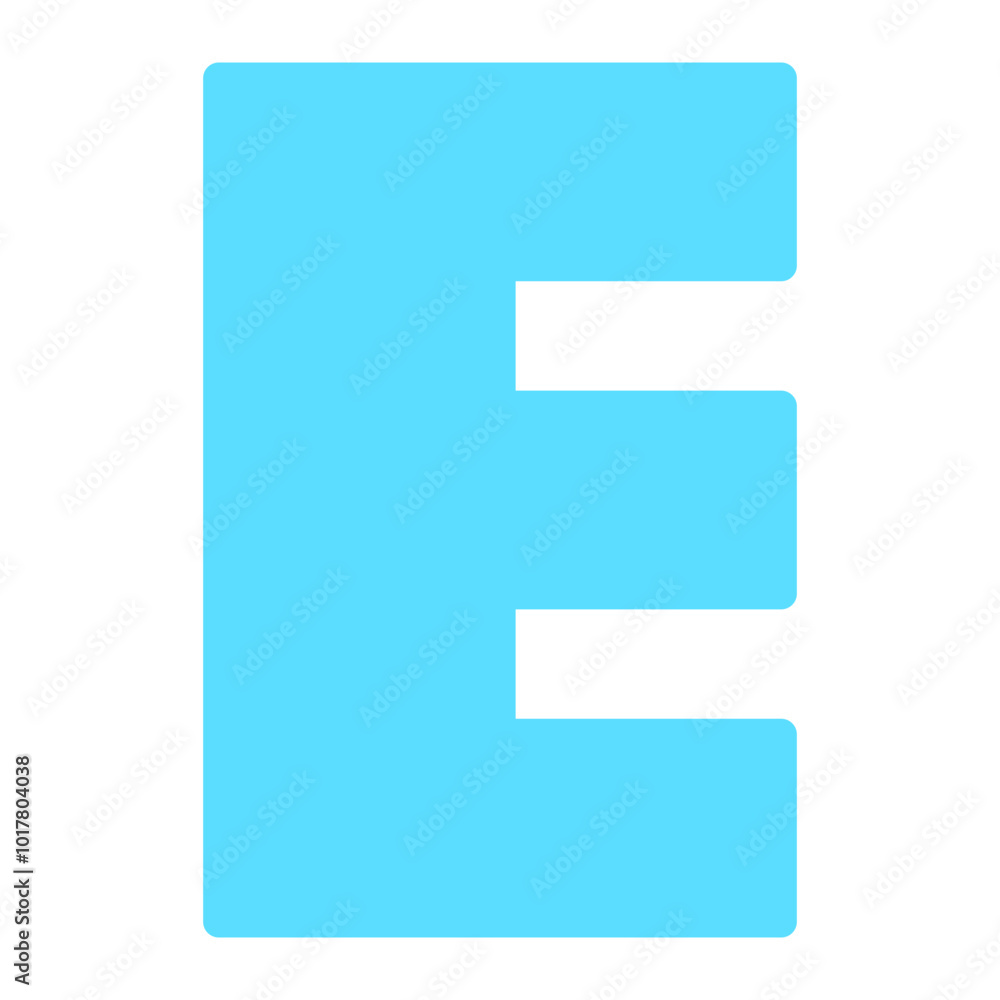 Obraz premium Letter e