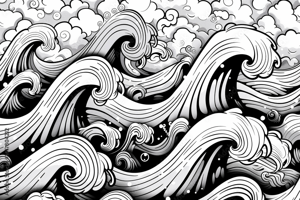 Adult colouring book page
Adult colouring book page