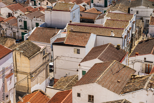 views of Pisticci city center with a clear sky in the background, Matera, Basilicata