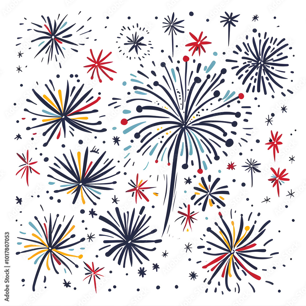 New Year and Christmas card, graphic advertising backgrounds in a doodle 2D illustrator style. New Year and Christmas card, graphic advertising backgrounds in a doodle 2D illustrator style.