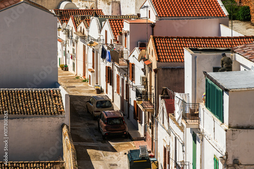 views of Pisticci city center with a clear sky in the background, Matera, Basilicata photo