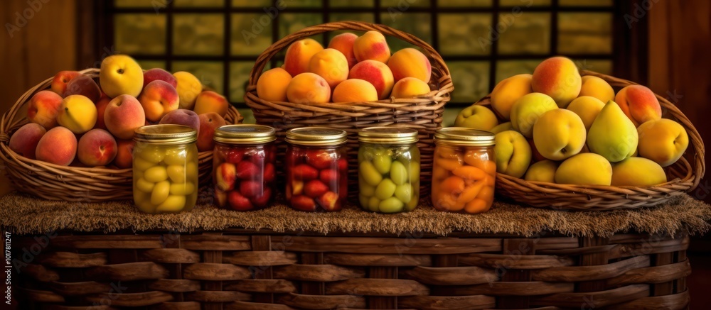 Preserved Summer Fruits in Jars Preserved Summer Fruits in Jars