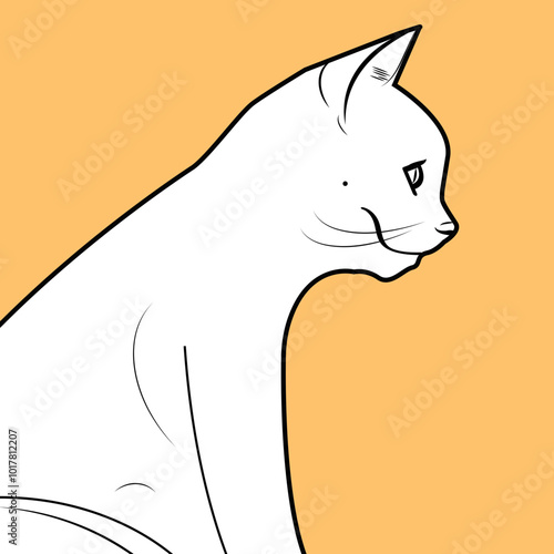 illustration of a cat