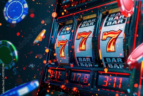 Slot Machine im Casino - Glücksspiel