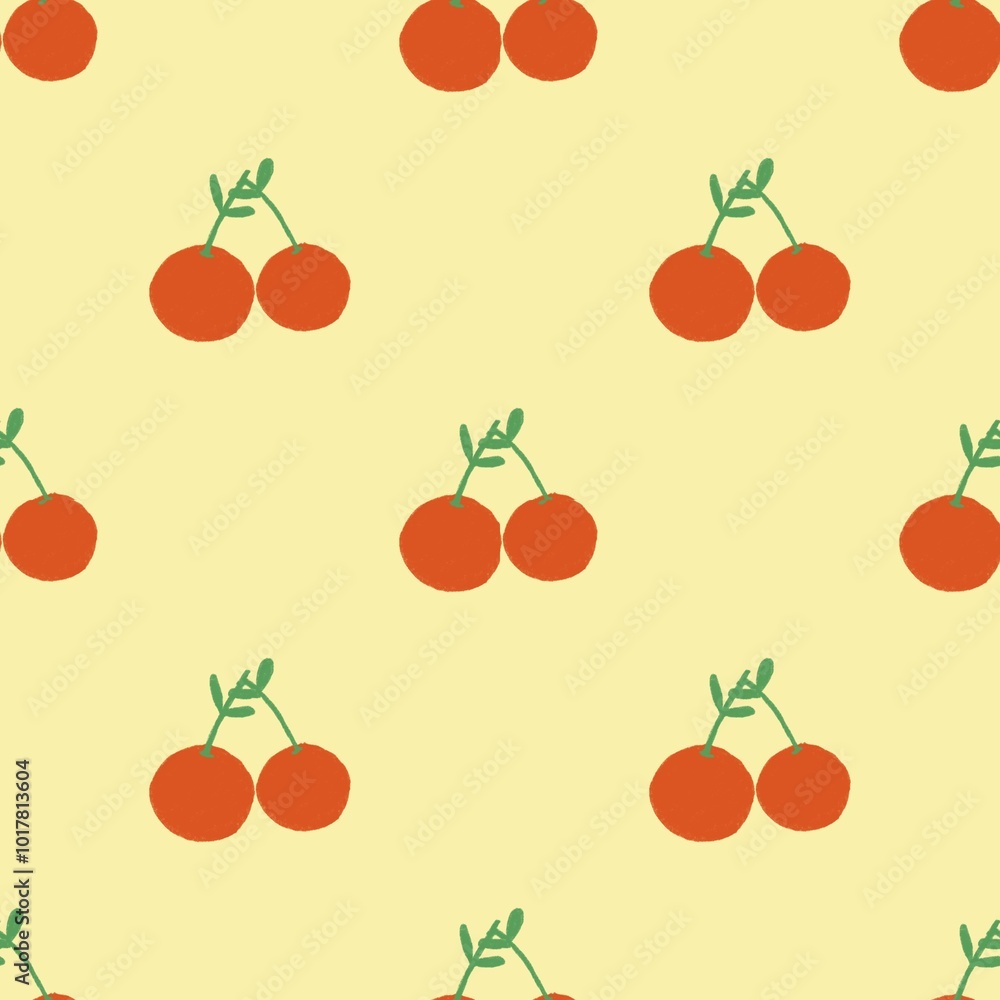 seamless pattern with cherry seamless pattern with cherry