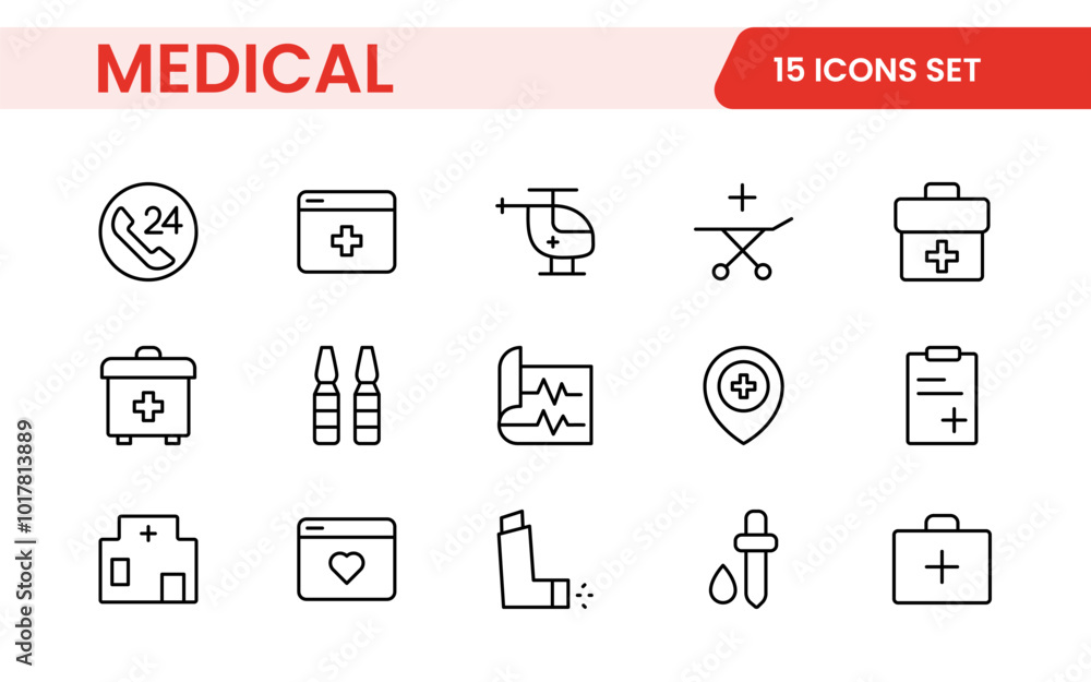 Set of Medical web icons in line style. Medicine and Health Care, RX. Medicine, check up, doctor, dentistry, pharmacy, lab, scientific discovery, collection. Set of Medical web icons in line style. Medicine and Health Care, RX. Medicine, check up, doctor, dentistry, pharmacy, lab, scientific discovery, collection.