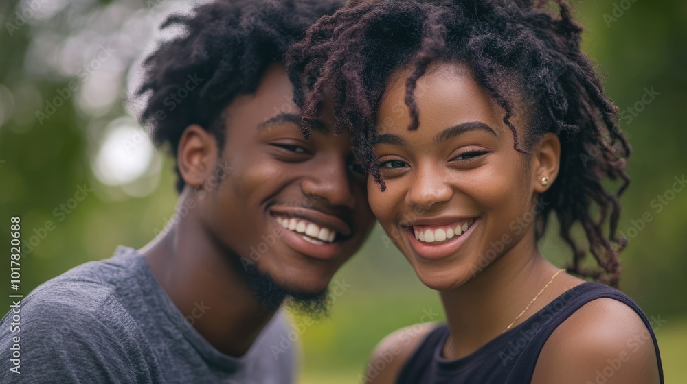 Smiling young couple, enjoying each others presence with radiant smiles. Smiling young couple, enjoying each others presence with radiant smiles.