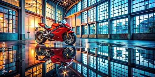 Urban Exploration of a Ducati 1299 Panigale Showroom in Berlin - Sport Bike Photography photo