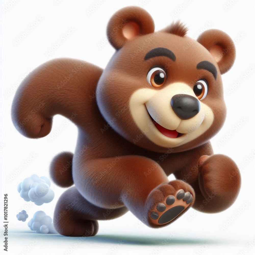 Obraz premium bear mascot character.