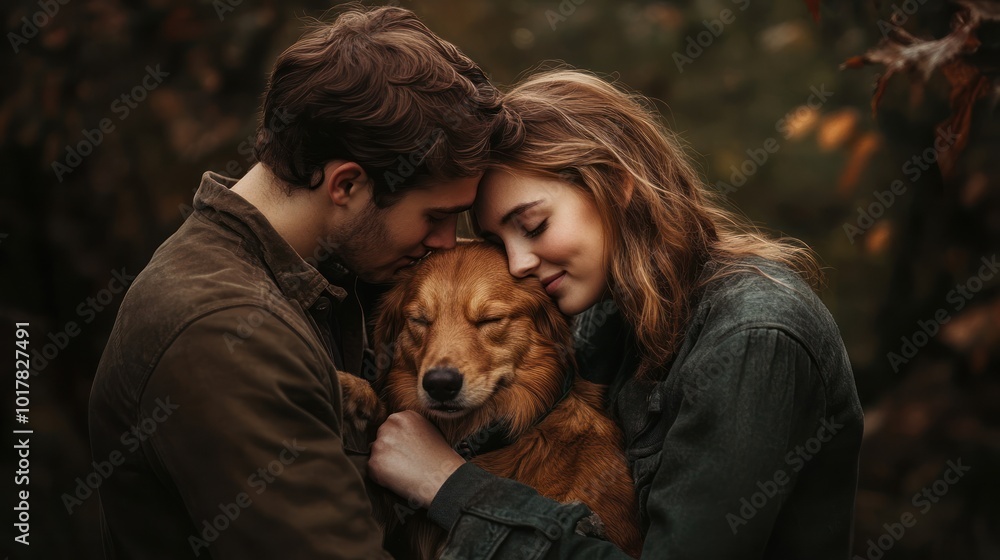 Young lovers with pets, capturing playful and heartwarming moments that highlight their love for animals. Young lovers with pets, capturing playful and heartwarming moments that highlight their love for animals.