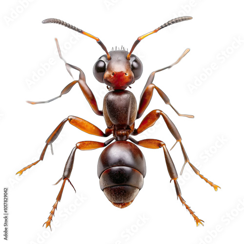 cockroach isolated on white background