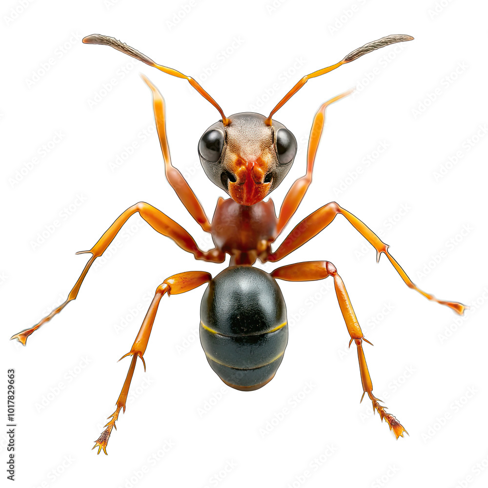 ant isolated on white background ant isolated on white background