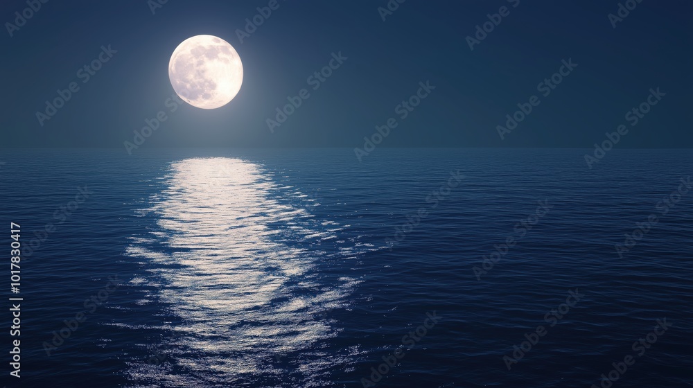 Enchanting Moonlight Reflections on Water Enchanting Moonlight Reflections on Water