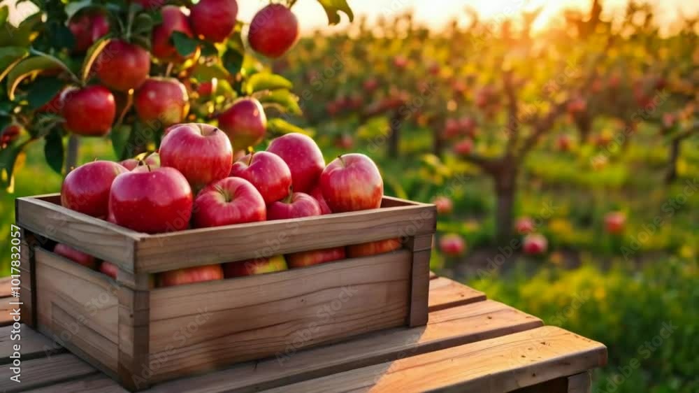 Apples in a wooden box outdoors. A red Gala apple is a crisp, sweet fruit known for its thin skin, juicy flesh, and mildly sweet flavor profile. Apples in a wooden box outdoors. A red Gala apple is a crisp, sweet fruit known for its thin skin, juicy flesh, and mildly sweet flavor profile.