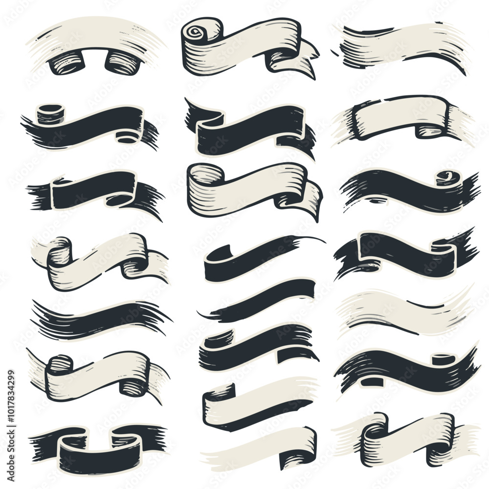 Decorative Banners and Ribbons vector Decorative Banners and Ribbons vector