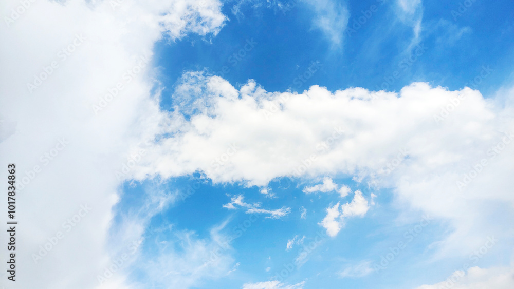 The sky was bright with white smoke-like clouds covering a wide area of the sky. The sky was bright with white smoke-like clouds covering a wide area of the sky.