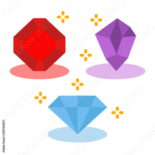 Magic diamonds Icon