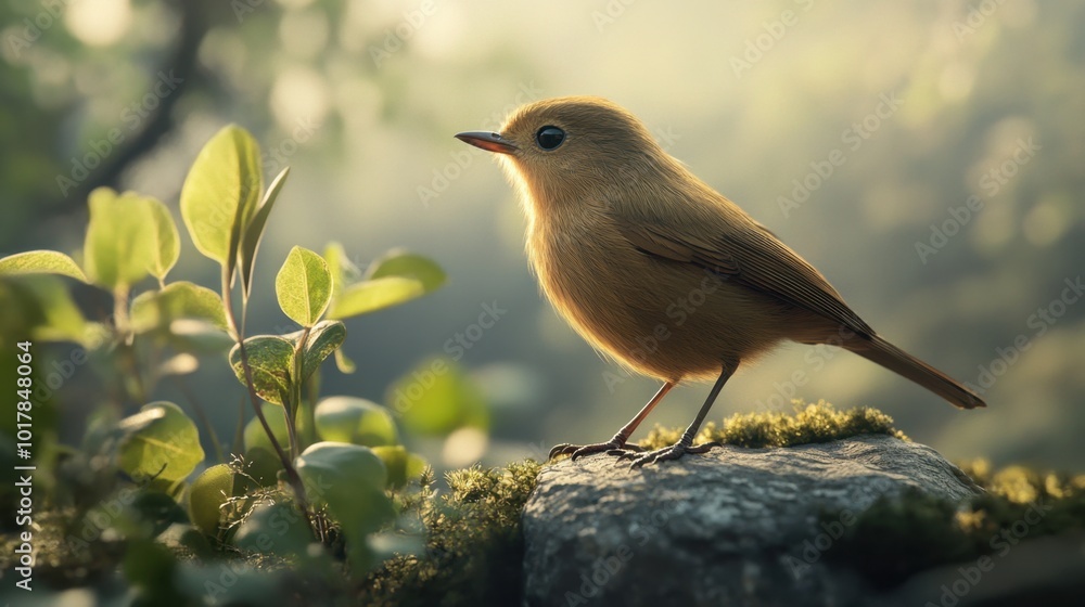 A wild bird with soft, delicate feathers, perched gracefully in nature, symbolizing the beauty and fragility of wildlife. A wild bird with soft, delicate feathers, perched gracefully in nature, symbolizing the beauty and fragility of wildlife.