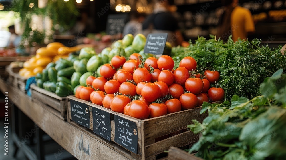 Fresh Red Tomatoes at Market Fresh Red Tomatoes at Market
