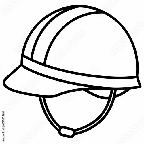 illustration of a helmet