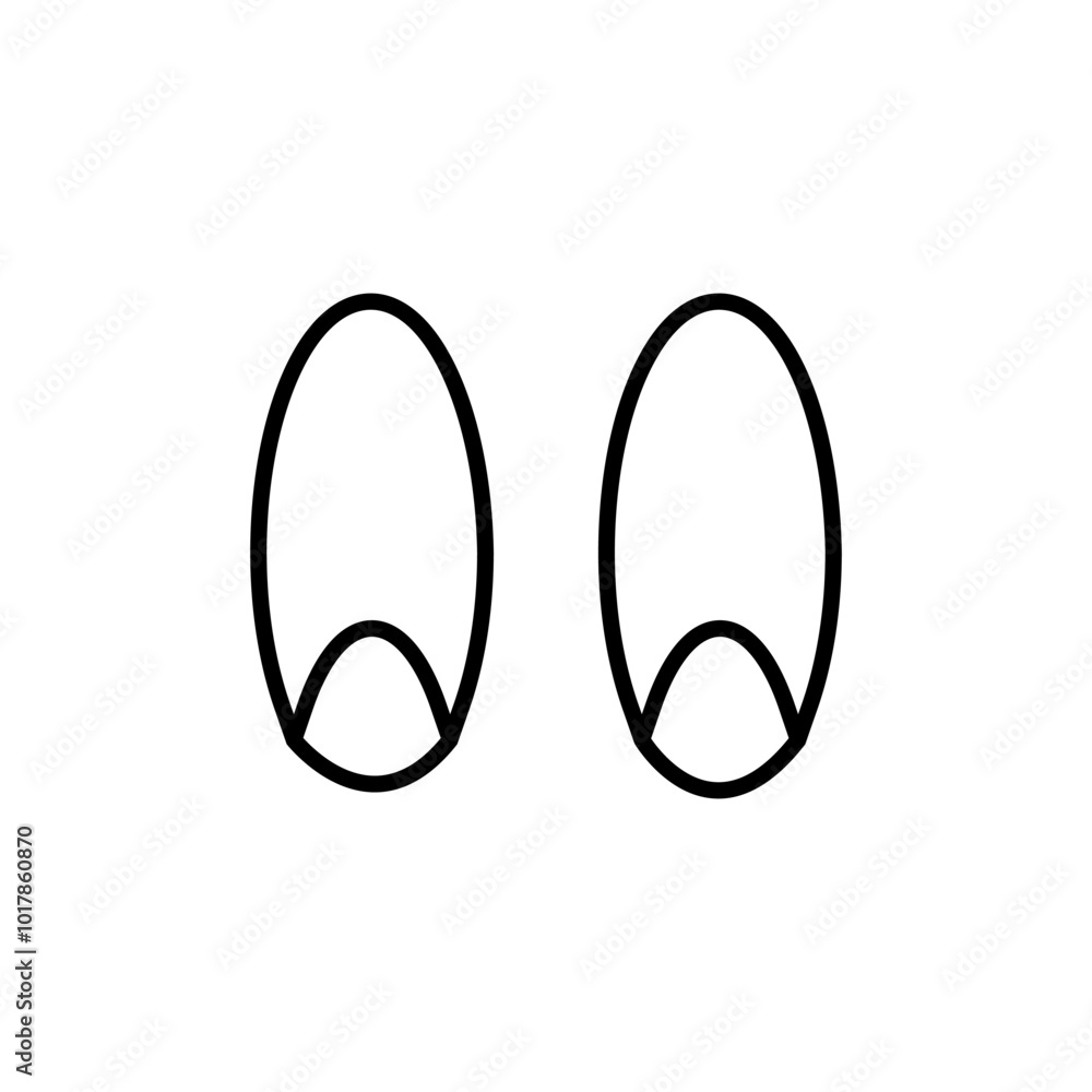 Cartoon eyes icon vector. Halloween eyes illustration sign. Eyes symbol or logo. Cartoon eyes icon vector. Halloween eyes illustration sign. Eyes symbol or logo.