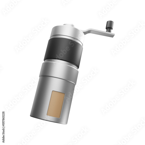 a 3D icon render coffee grinder