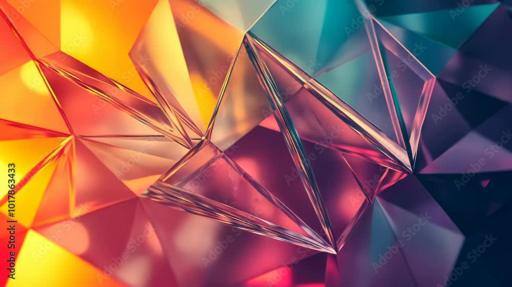 Abstract Geometric Shapes with Vibrant Colors Abstract Geometric Shapes with Vibrant Colors