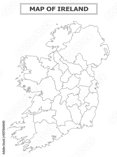 European Country Geography Political map. Political map of country with capital, province or state capital, major cities and town.