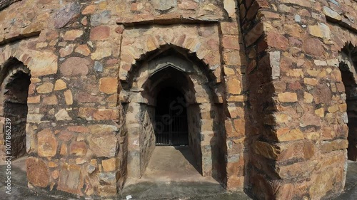Wallpaper Mural Ancient Underground Passageway at Firoz Shah Kotla Fort Torontodigital.ca