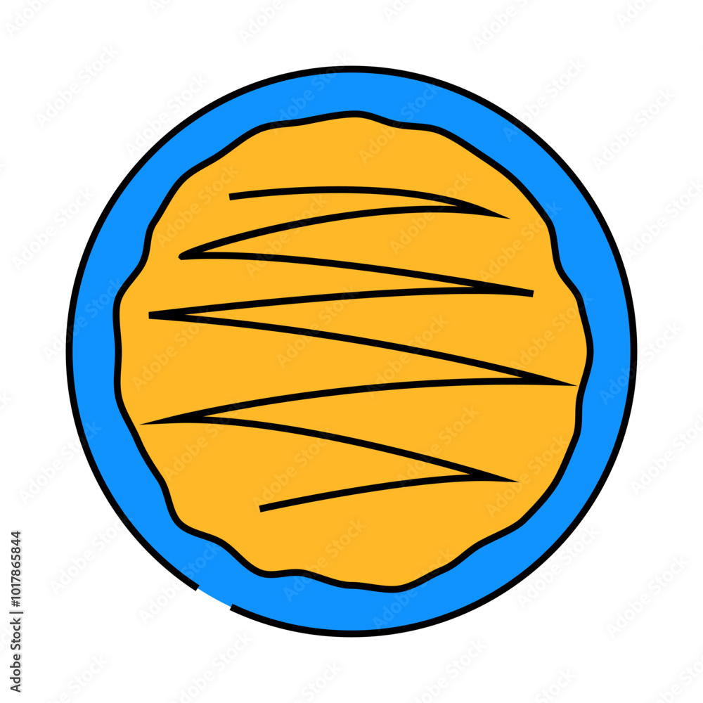 okonomiyaki japanese food line icon vector. okonomiyaki japanese food sign. isolated symbol illustration okonomiyaki japanese food line icon vector. okonomiyaki japanese food sign. isolated symbol illustration