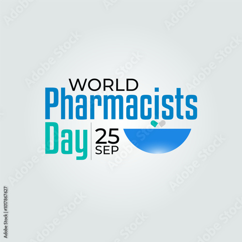 World Pharmacists Day Vector Design Social Media Template. Celebrate Healthcare, Safety, and Wellness on September 25 with Care and Expertise in Every Prescription.