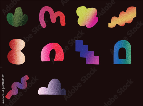 Risograph Abstract Shape
