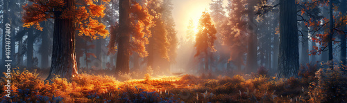 Sequoia National Park Sunrise photo