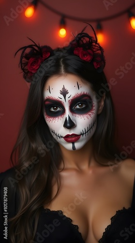 halloween makeup girl