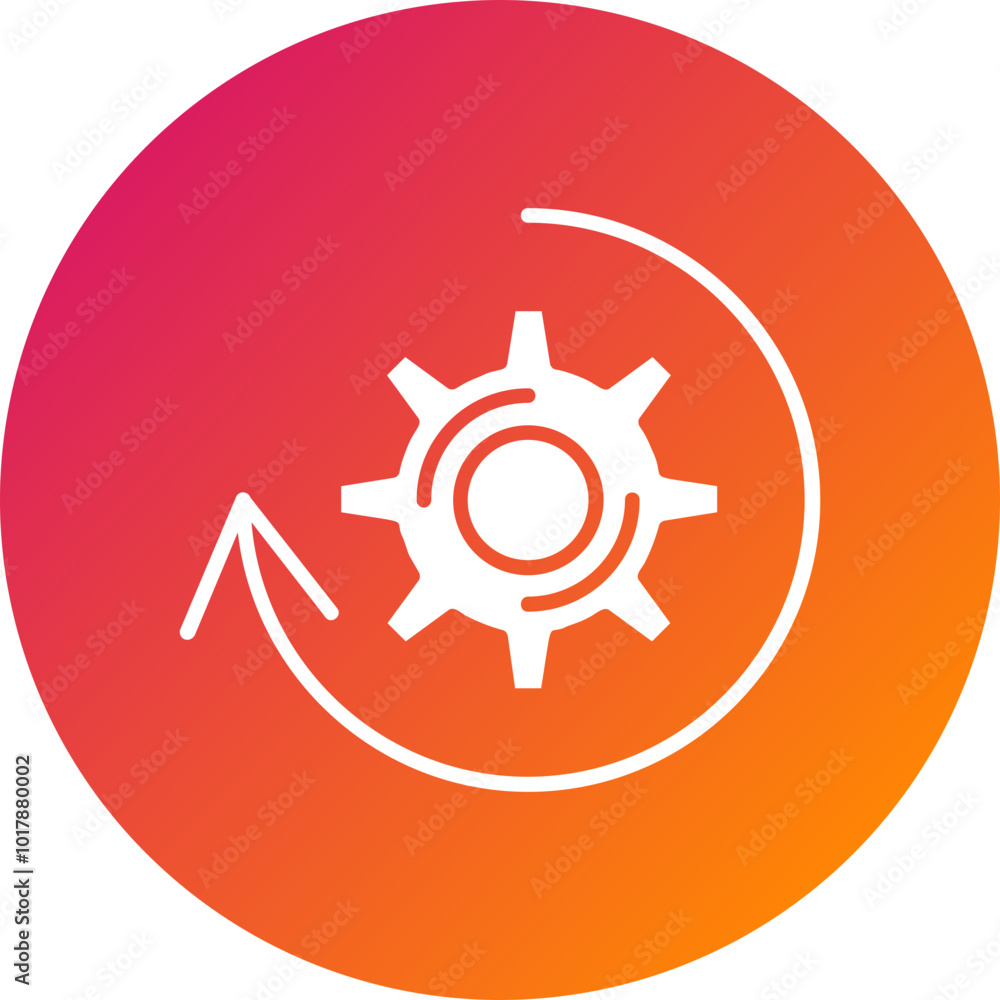 Process Vector Icon Design Process Vector Icon Design