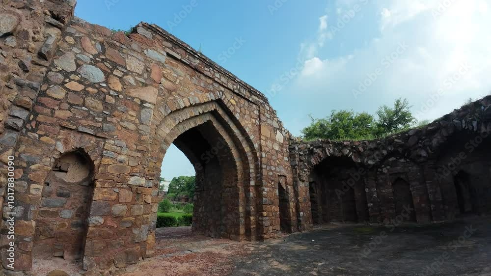 Ruins of Feroz shah kotla fort, Delhi, India Ruins of Feroz shah kotla fort, Delhi, India
