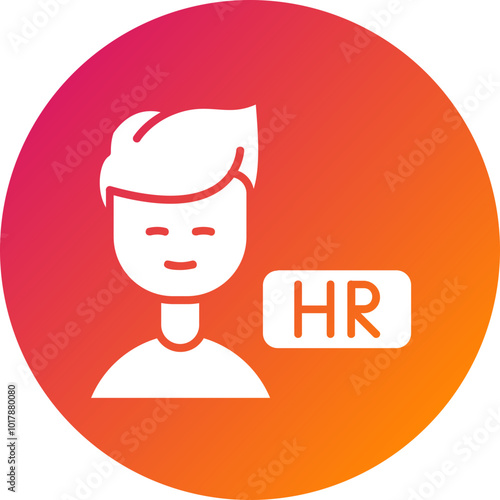 Hr Manager Vector Icon Design
