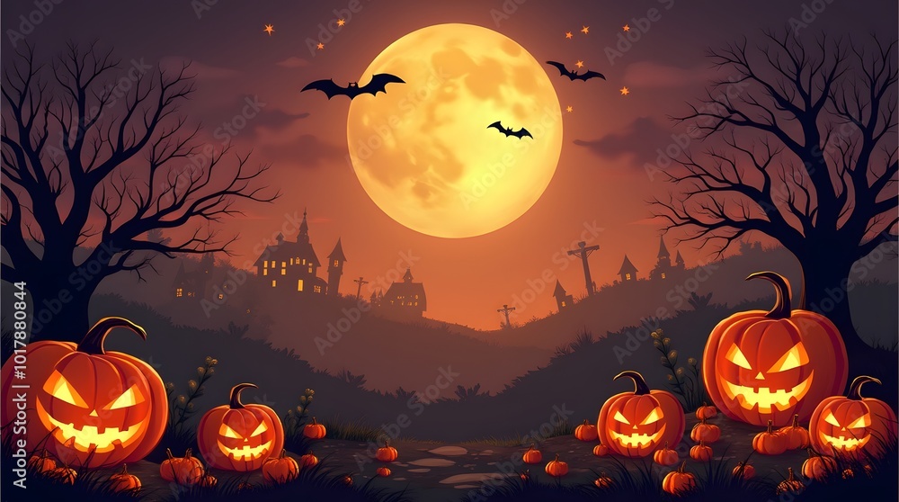halloween party border halloween party border
