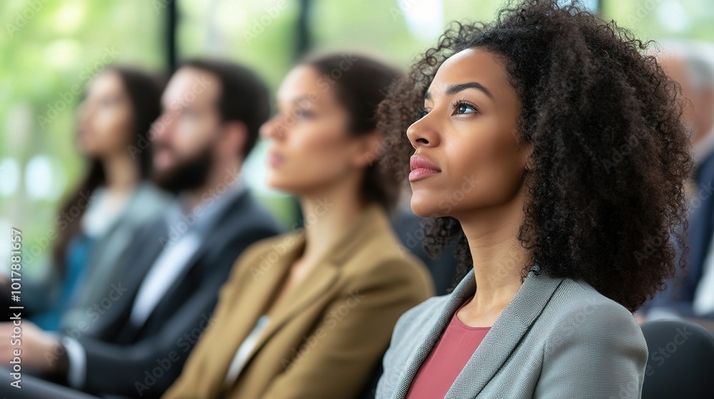 Attentive Audience in Business Conference Setting Attentive Audience in Business Conference Setting