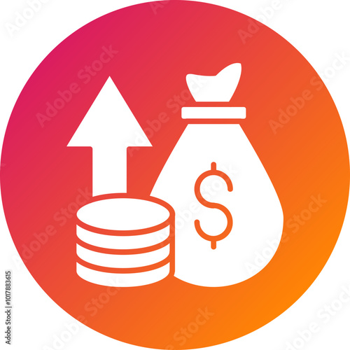 Profit Vector Icon Design