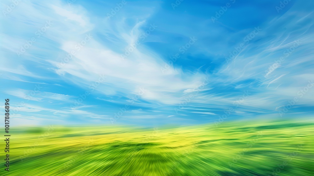 Abstract blurred background of serene green and blue sky - perfect for world environment day wallpaper and nature-inspired designs
Abstract blurred background of serene green and blue sky - perfect for world environment day wallpaper and nature-inspired designs