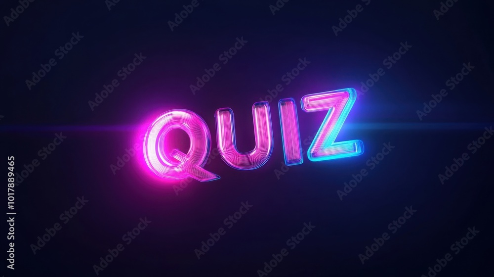 Engaging Neon Quiz Experience: Interactive Fun for All Ages Engaging Neon Quiz Experience: Interactive Fun for All Ages