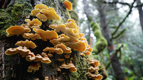 fungus on tree close up photo