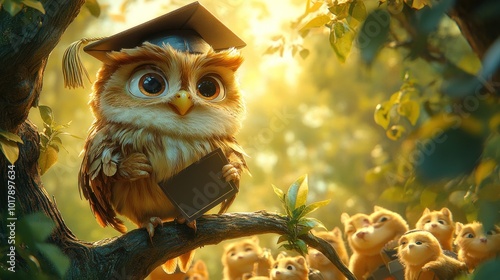 Owl Graduation photo