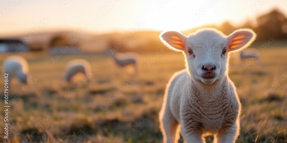 A rural scene in the Scottish Lowlands, where Texel lamb farming is integral to the local economy A rural scene in the Scottish Lowlands, where Texel lamb farming is integral to the local economy