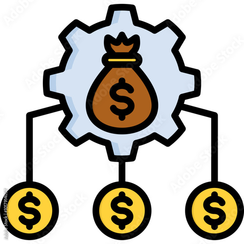 Capital Structure Icon