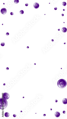 Vitamin D3 round capsules.