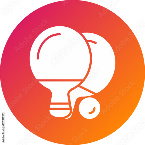 Table Tennis Vector Icon