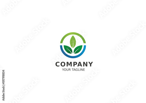 Nature logo, eco-friendly, green, leaf, sustainability, organic logo